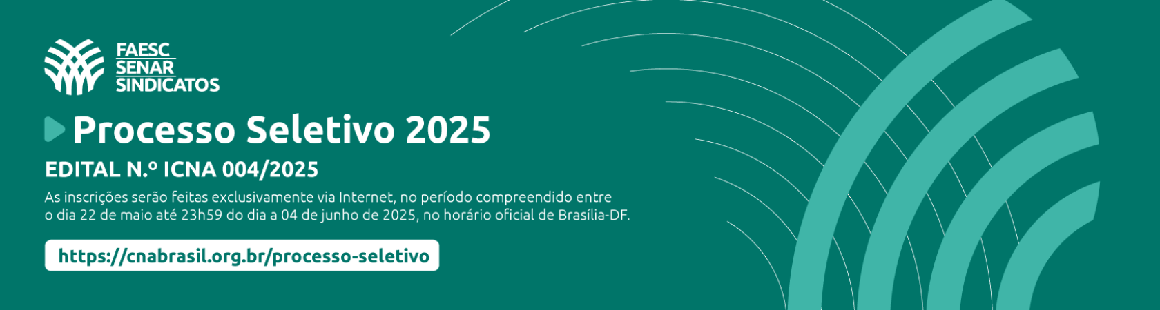 PROCESSO SELETIVO SENAR-AR/SC