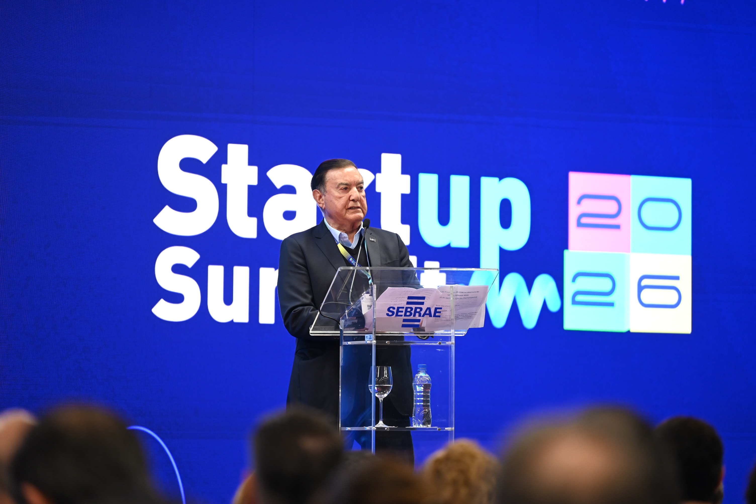 José Zeferino Pedrozo destaca força da inovação brasileira na abertura do Startup Summit 2026
