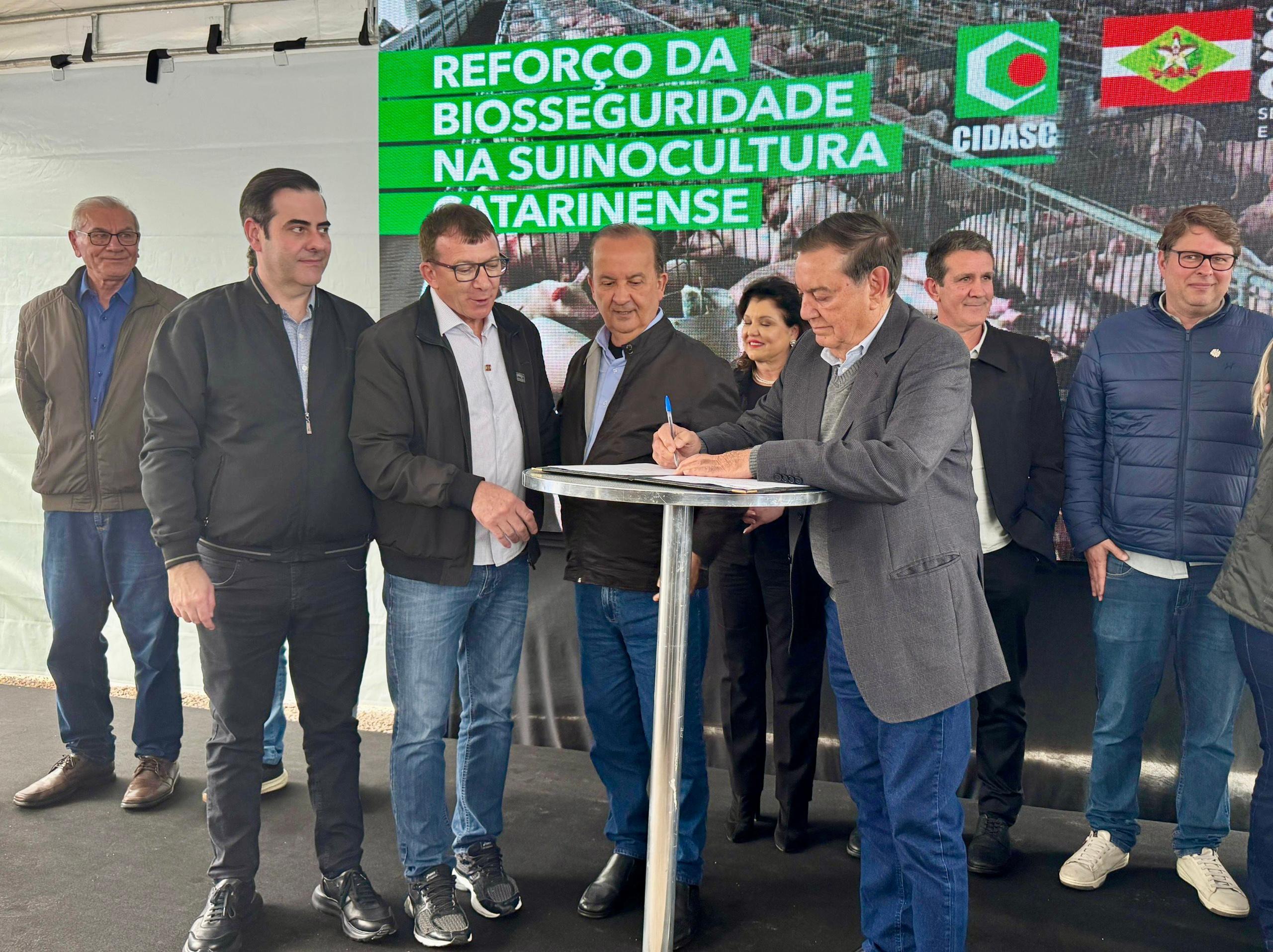 FAESC apoia medidas do Governo que modernizam o campo e elevam a sanidade da suinocultura em SC