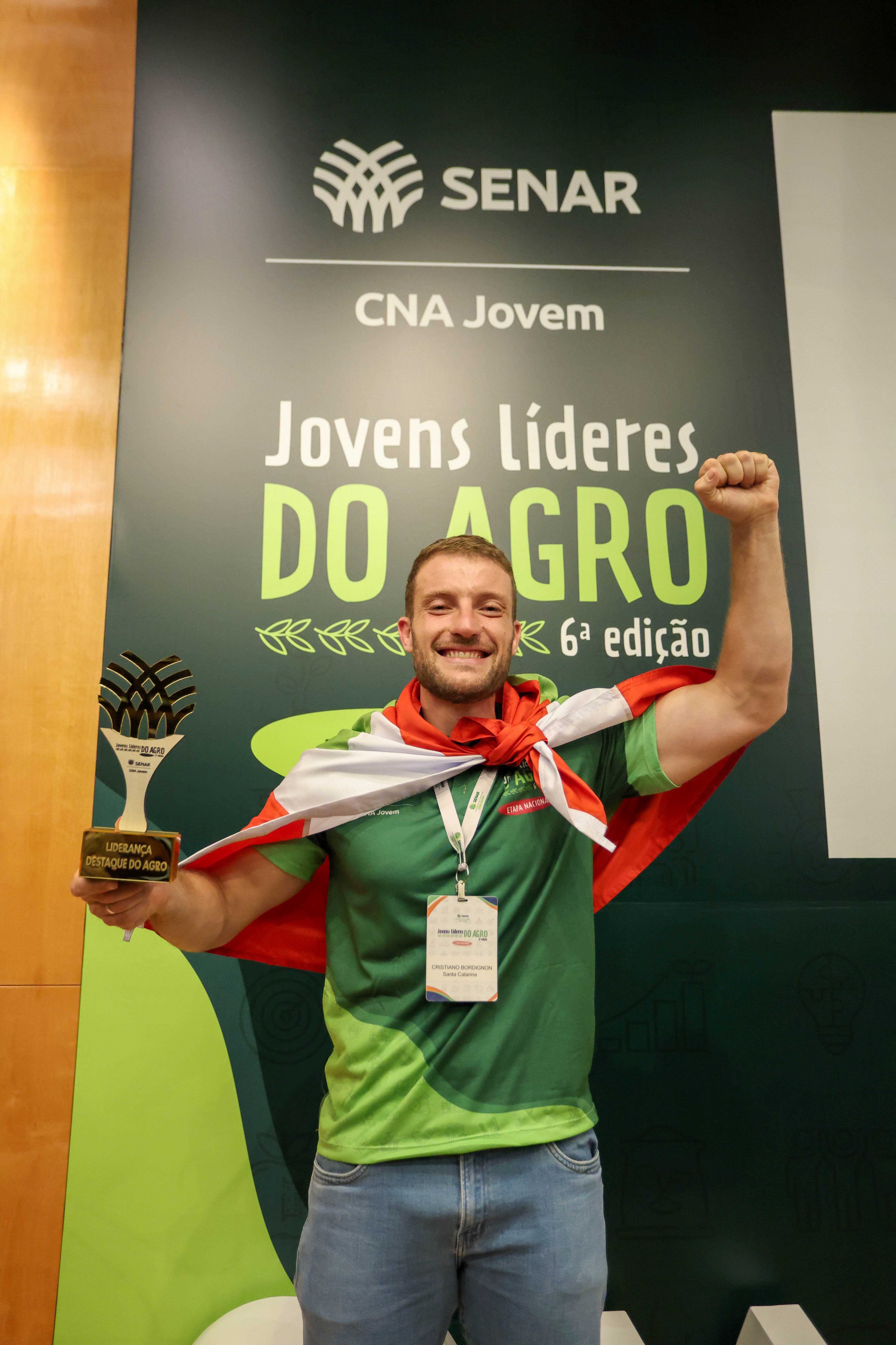 Jovem de São Lourenço do Oeste fica entre os 10 destaques do Brasil no Programa CNA Jovem