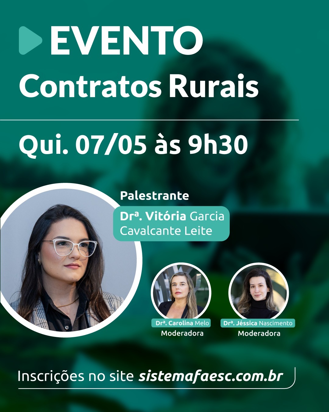 Nesta quinta-feira, dia 07 Capacitação da CNA e da FAESC aborda o tema “Contratos Rurais”