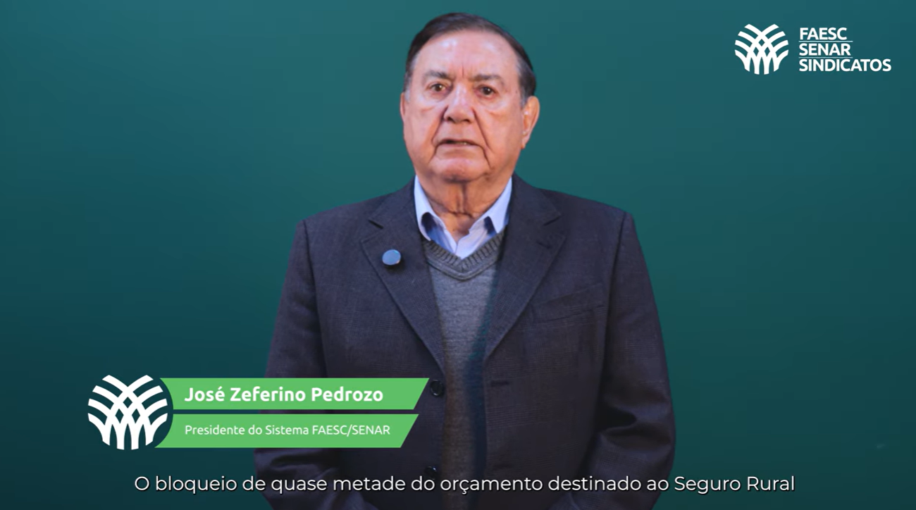 FAESC alerta para impactos do bloqueio de recursos do Seguro Rural em 2026