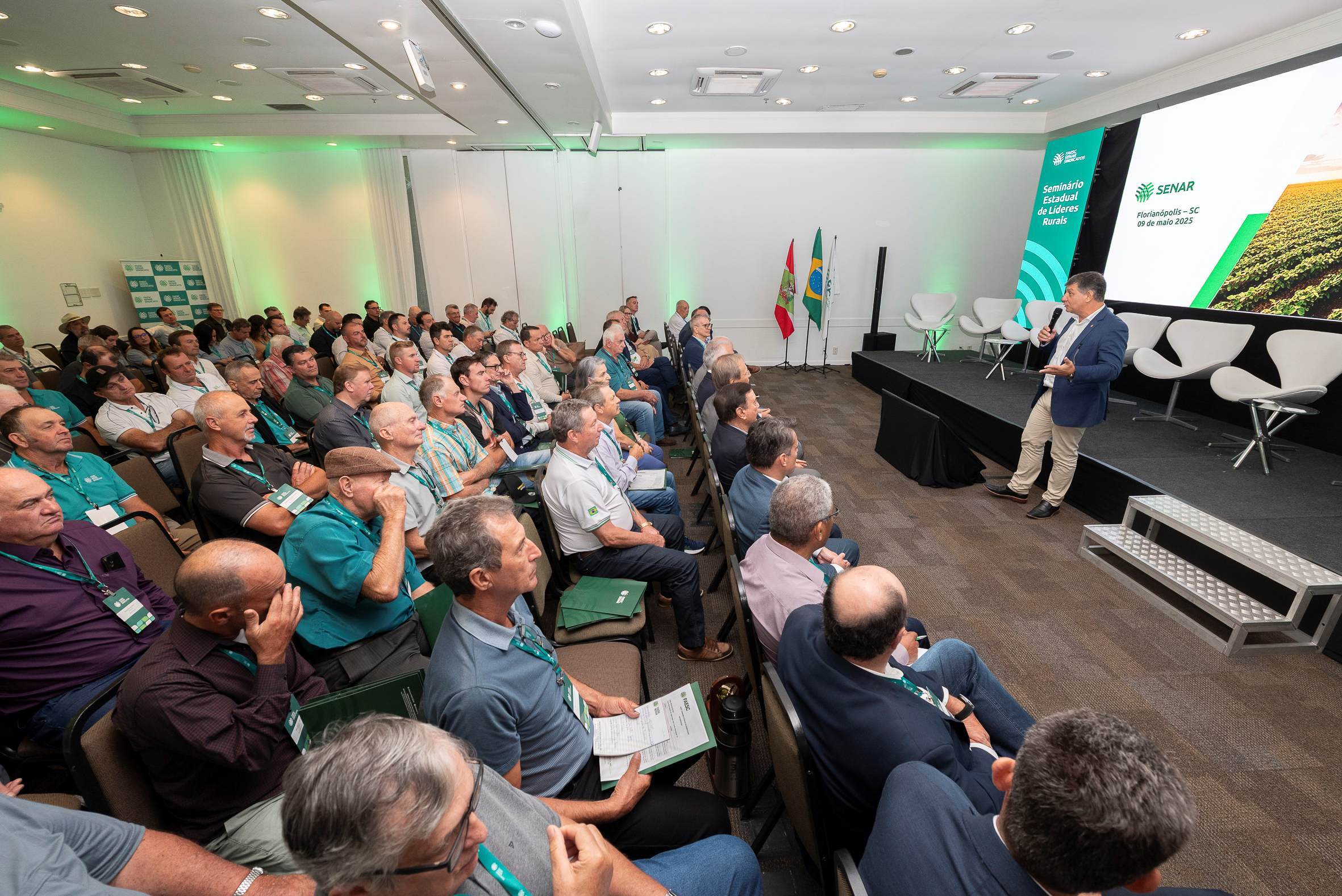 SENAR Nacional apresenta as perspectivas do setor rural sob a ótica da capacitação e inovação em evento da FAESC