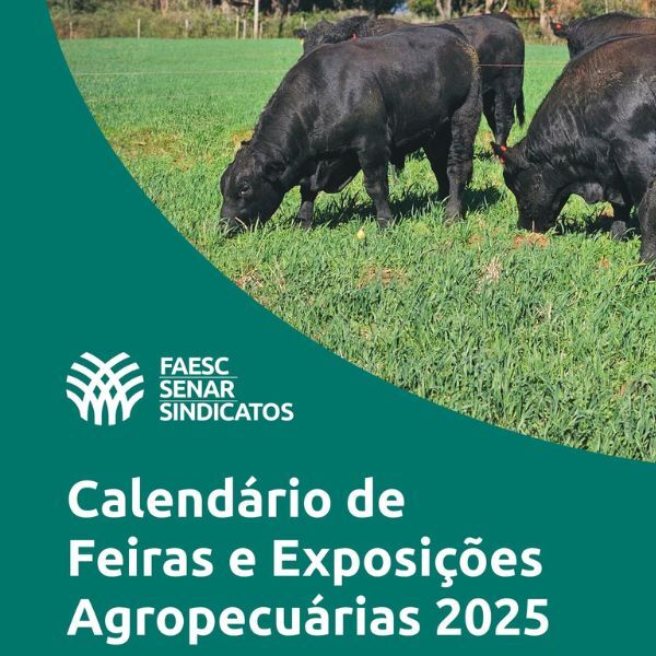 Sistema Faesc/Senar lança calendário de eventos agropecuários 2025