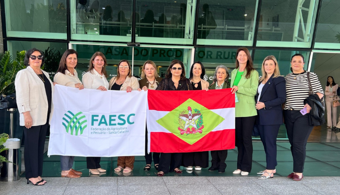Santa Catarina representada no 2º Fórum de Liderança Feminina Sindical Rural em Brasília