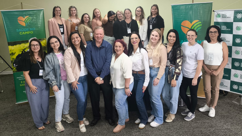 Treinamentos fortalecem expansão do Programa Saúde no Campo em Santa Catarina