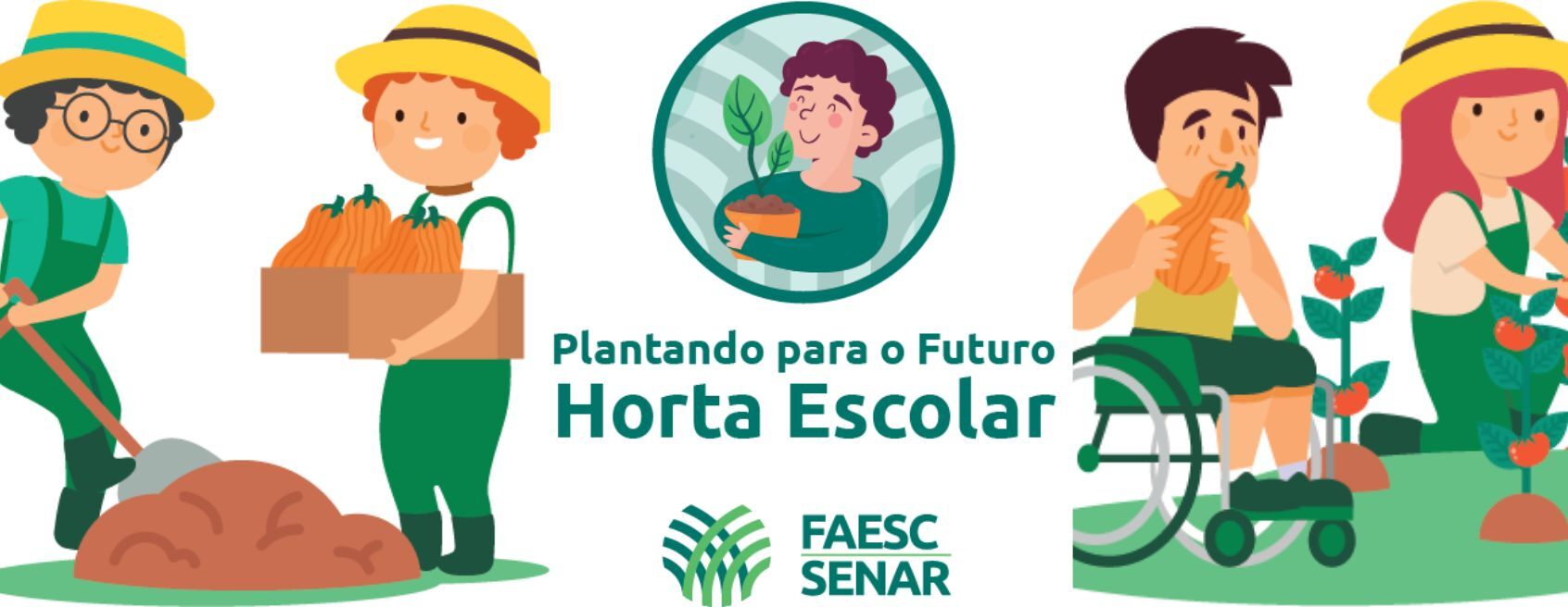 SENAR lança projeto de horta escolar em Santa Catarina