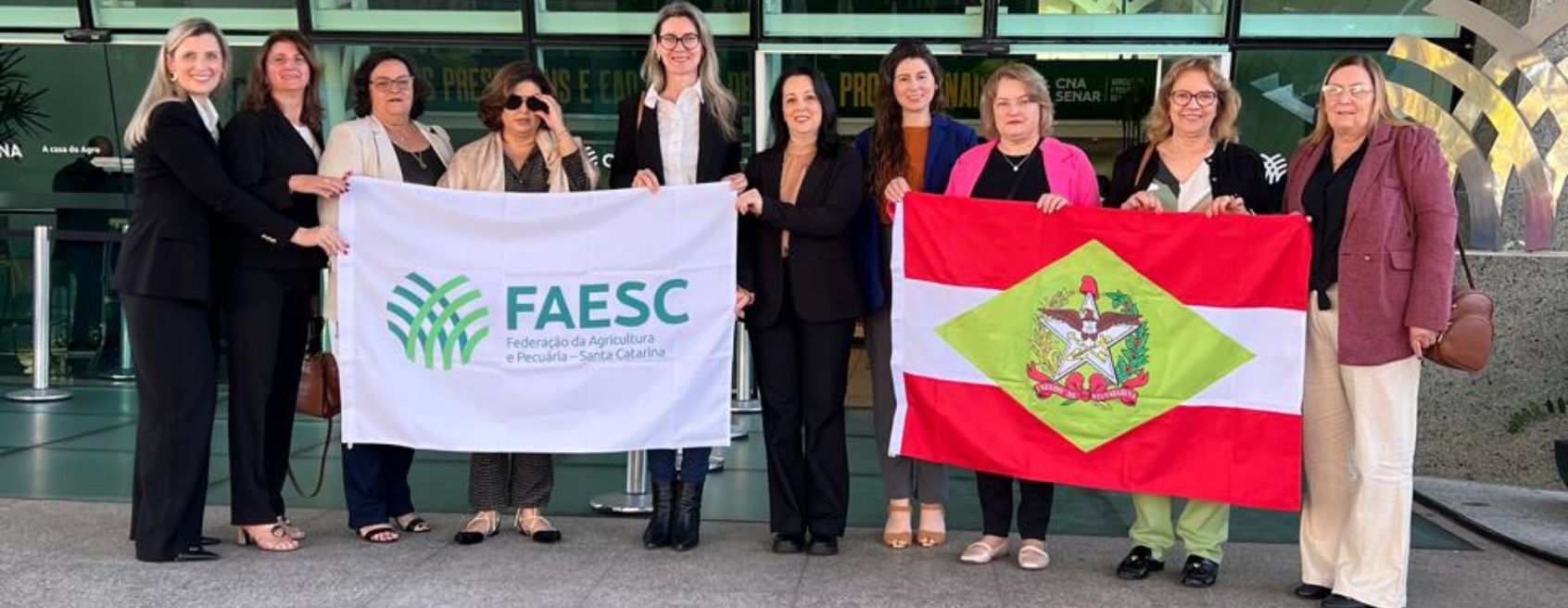 Santa Catarina presente no Primeiro Fórum da Liderança Sindical Feminina promovido pela CNA, em Brasília
