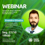 Webinar do Sistema Faesc/Senar e da Safras & Mercado aborda o cenário e as perspectivas de mercado do arroz”