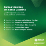 Inscrições para cursos técnicos gratuitos do Sistema FAESC/SENAR vão até 26 de maio