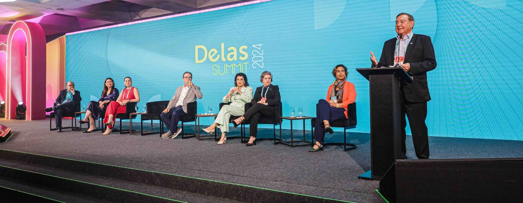 Presidente do CDN do Sebrae e da Faesc destaca a importância do Delas Summit 2024, durante abertura do evento