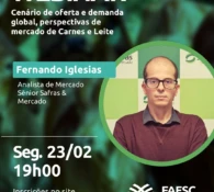 Sistema FAESC/SENAR e SAFRAS & Mercado promovem primeiro webinar de 2026 em fevereiro