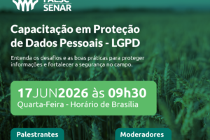 FAESC promove capacitação on-line sobre proteção de dados pessoais no meio rural