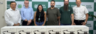 Tecnologia no campo: Sistema FAESC/SENAR entrega kits de drones para capacitações