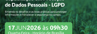 FAESC promove capacitação on-line sobre proteção de dados pessoais no meio rural
