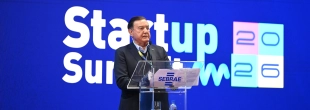 José Zeferino Pedrozo destaca força da inovação brasileira na abertura do Startup Summit 2026