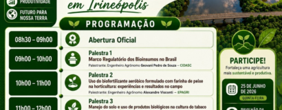 Sistema FAESC/SENAR e Sindicato Rural de Irineópolis apoiam Seminário sobre bioinsumos agrícolas