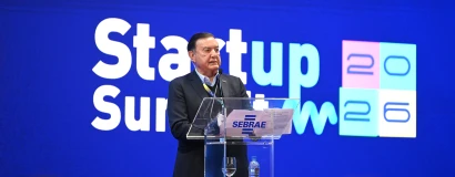 José Zeferino Pedrozo destaca força da inovação brasileira na abertura do Startup Summit 2026