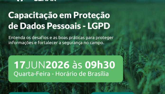 FAESC promove capacitação on-line sobre proteção de dados pessoais no meio rural
