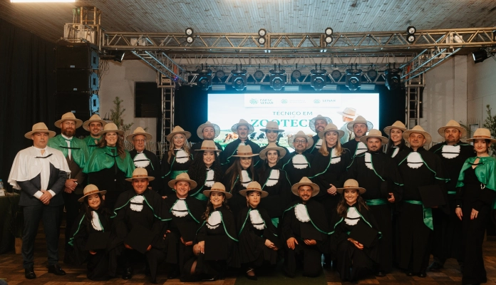 Santa Cecília forma 24 novos técnicos em Zootecnia pelo Sistema FAESC/SENAR e Sindicato Rural