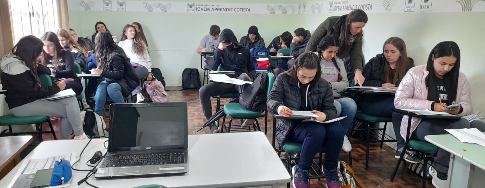 Programa Jovem Aprendiz Cotista capacita jovens do meio rural de Papanduva