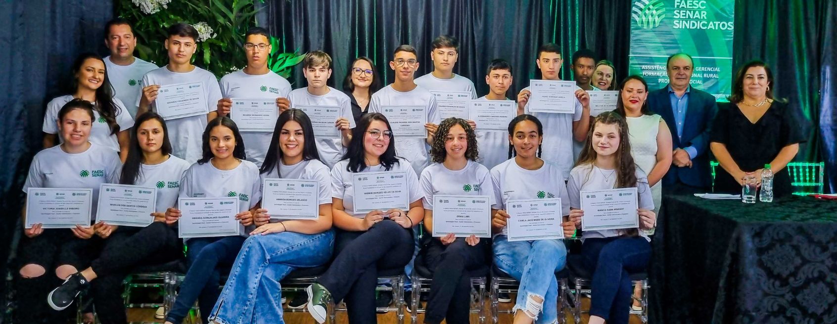 Senar/SC forma três turmas do Programa Jovem Aprendiz Cotista em São Joaquim