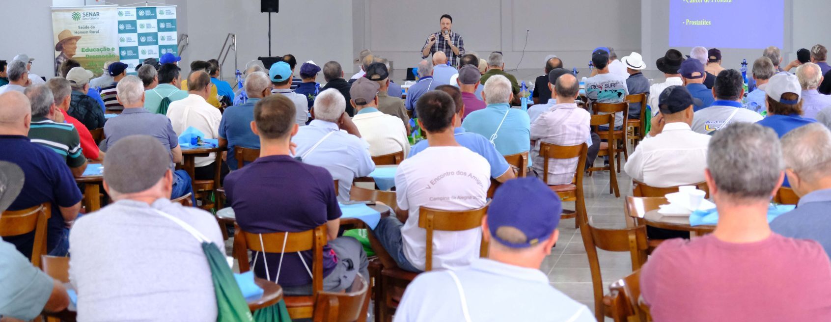 Vargem Bonita: Senar/SC reúne produtores em evento do Programa Saúde do Homem Rural no Meio-Oeste